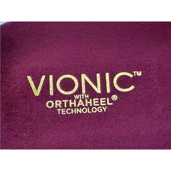 Vionic Orthaheel Lydia Croc Embossed Leather Low Wedge Ballet Flats Shoes Sz 11W - Picture 5 of 15